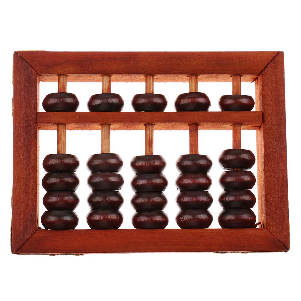 Vintage And Collectible Toys - Wood Bead Arithmetic Abacus Vintage Style