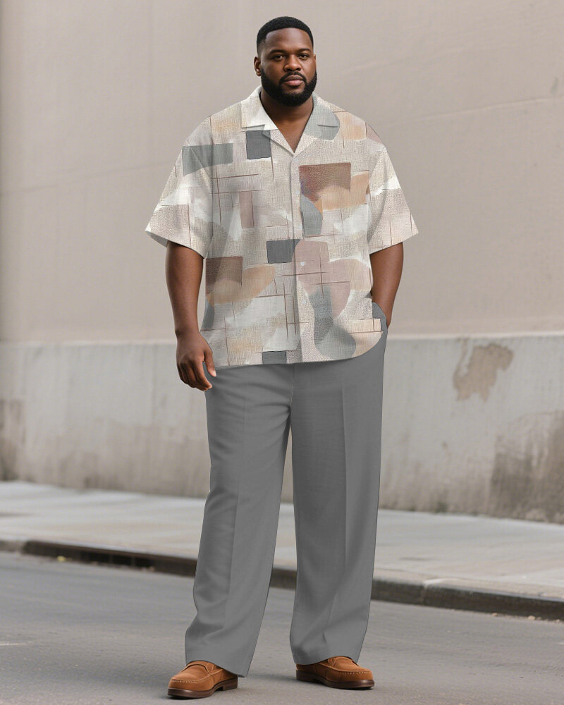Collectible & Vintage Dolls For Christmas - S-9XL Plus Size Men's Modern Abstract