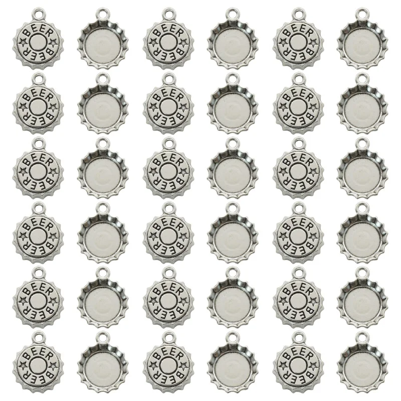 Vintage Collectibles For Sale - 15PCS Antique Silver Plated Beer Cap