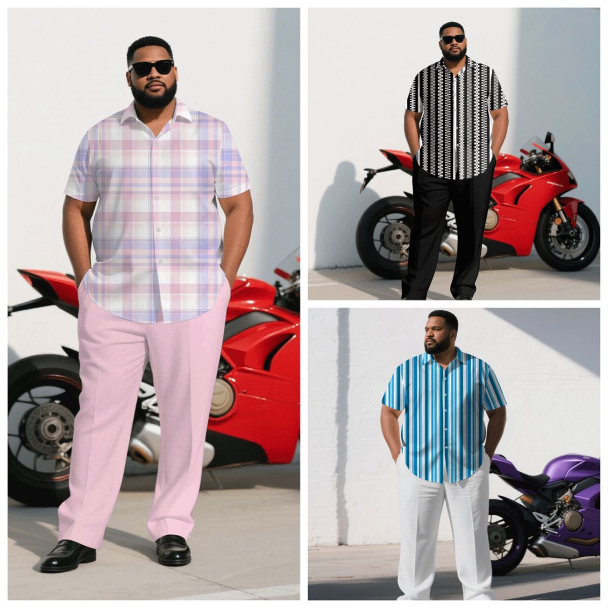 S-9XL Plus Size Men's Retro Pl - Collectible & Vintage Dolls For Christmas ulasan dan harga