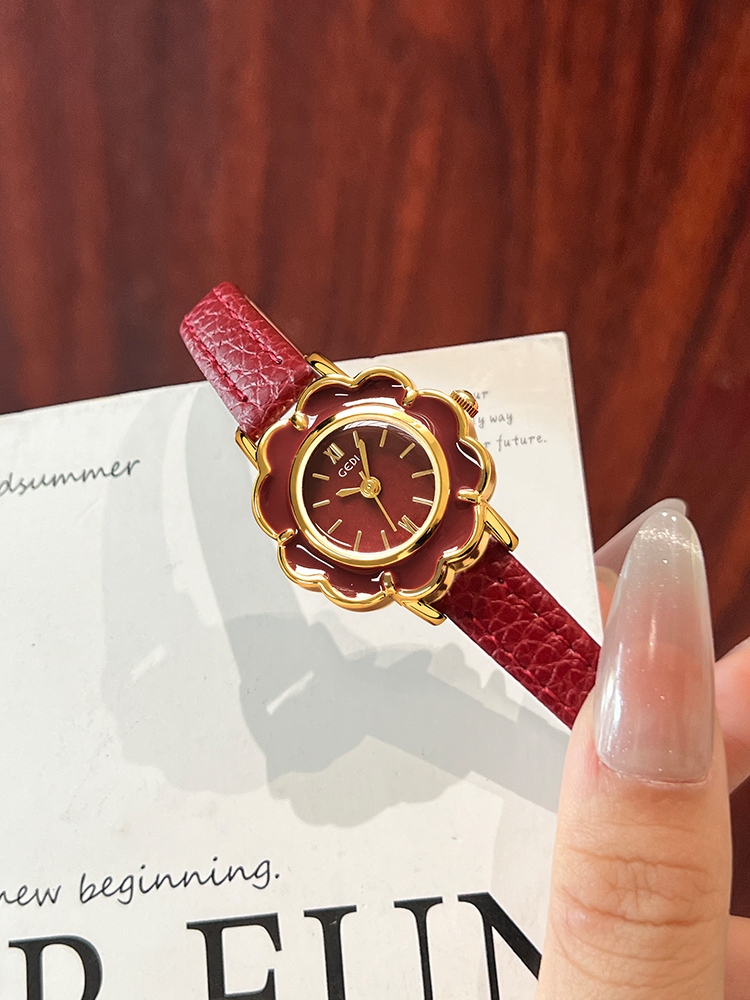 Vintage-style leather floral d - Vintage Watch Collecting ulasan dan harga