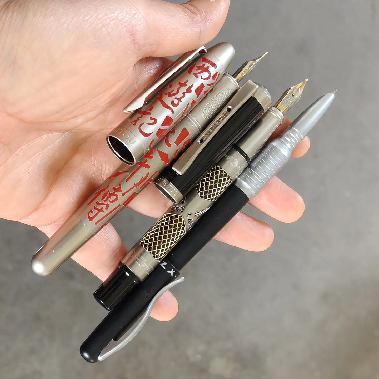 3pens Old Vintage Rare  Founta - Vintage Collectible Pens ulasan dan harga