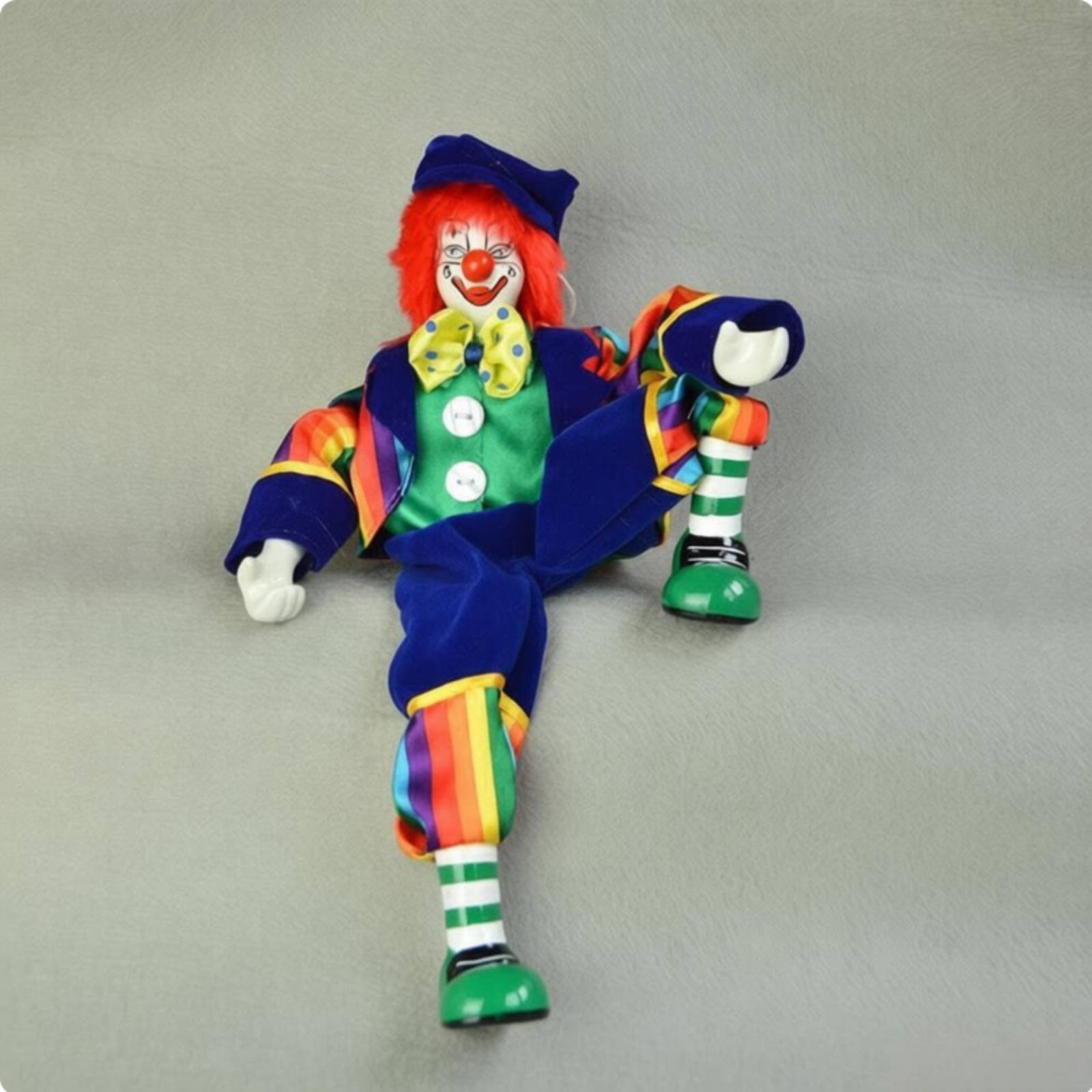 Dangling Leg Clown Doll Handma - Vintage Collectible Porcelain Dolls ulasan dan harga