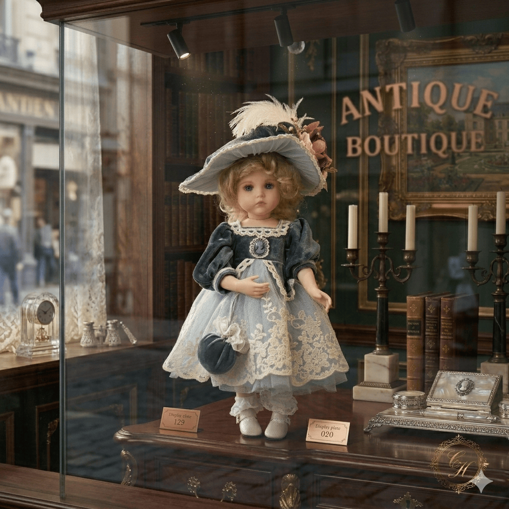 Cloveray 13inch Full Porcelain - Vintage Collectible Porcelain Dolls ulasan dan harga