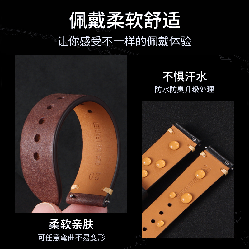 Genuine Leather Watch Strap Co - Vintage Watch Collecting ulasan dan harga