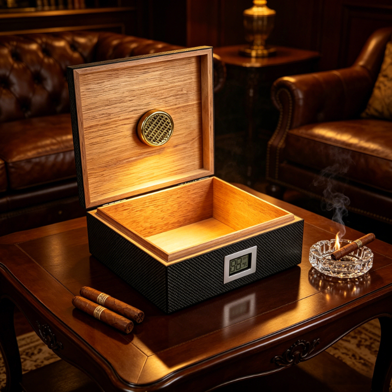 Cigar Humidor Holds 55 Cigars  - Collectible & Vintage Dolls For Christmas ulasan dan harga