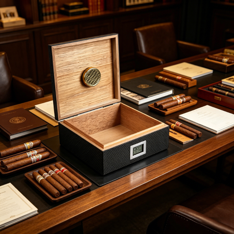 Cigar Humidor Holds 55 Cigars  - Collectible & Vintage Dolls For Christmas ulasan dan harga