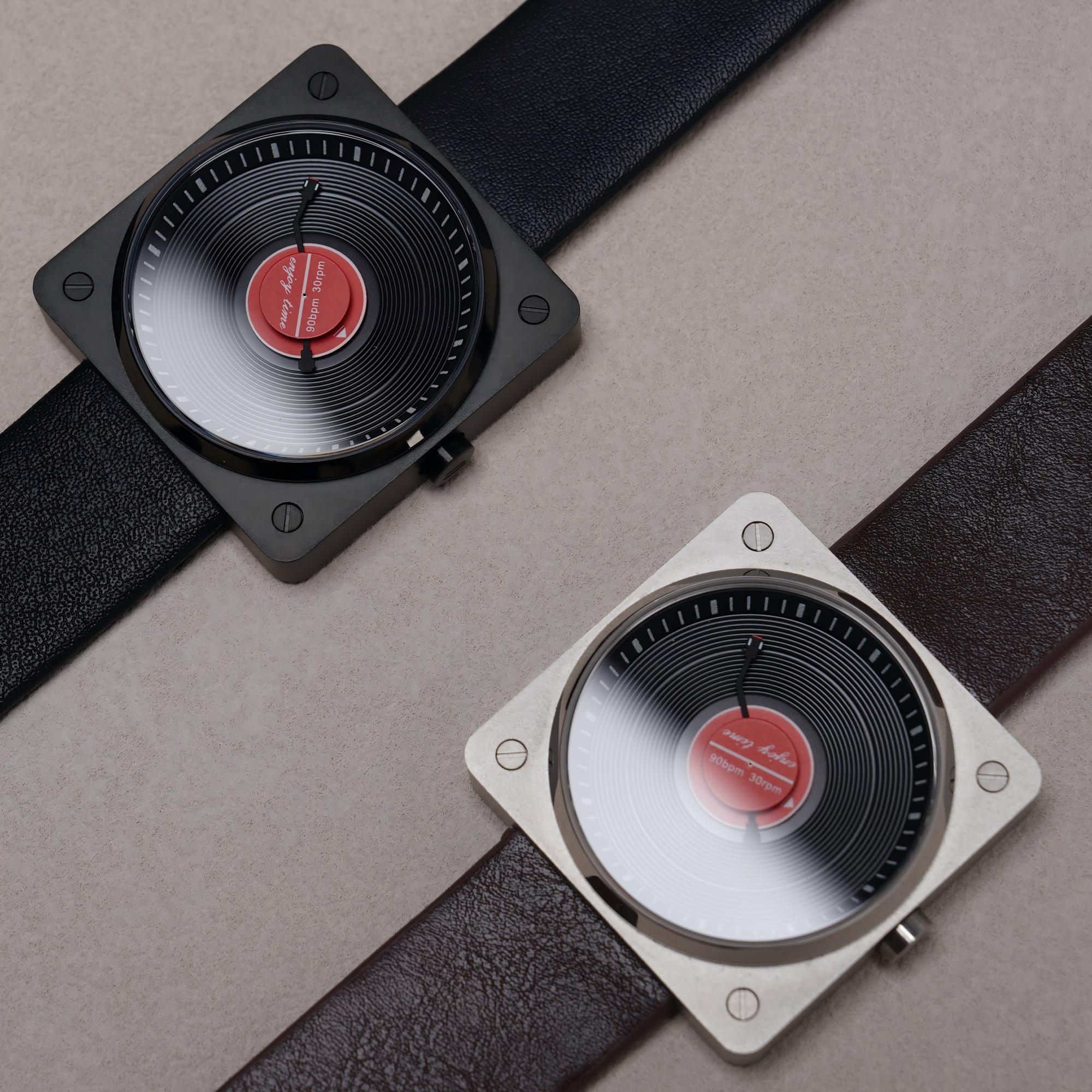 SKU Vinyl Record Quartz watche - Vintage Watch Collecting ulasan dan harga