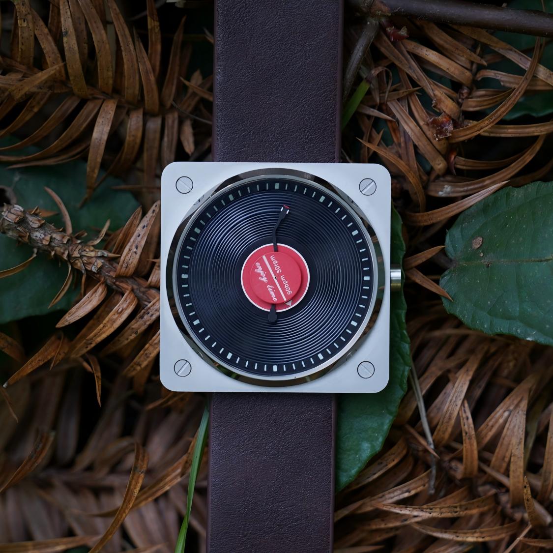 SKU Vinyl Record Quartz watche - Vintage Watch Collecting ulasan dan harga