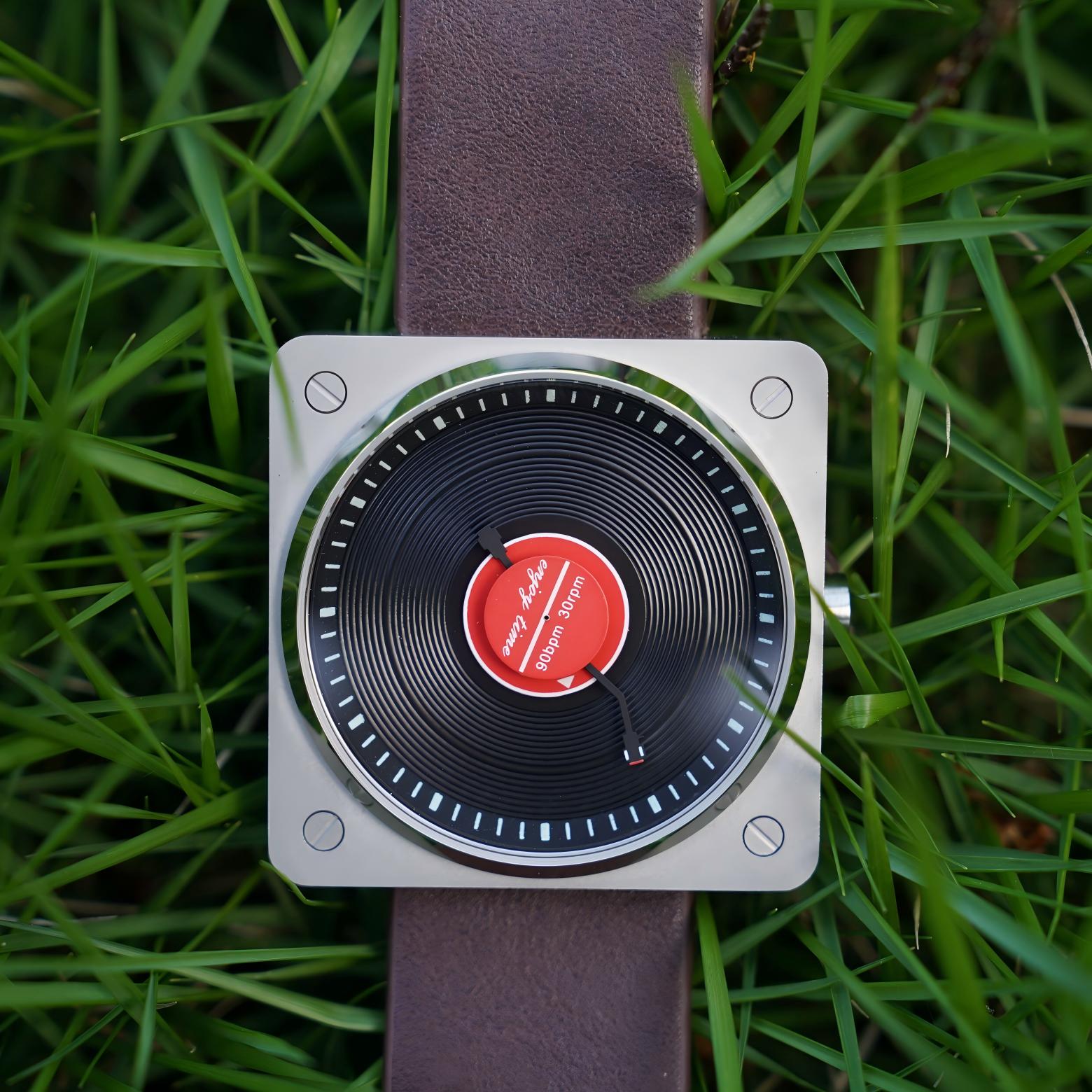 SKU Vinyl Record Quartz watche - Vintage Watch Collecting ulasan dan harga