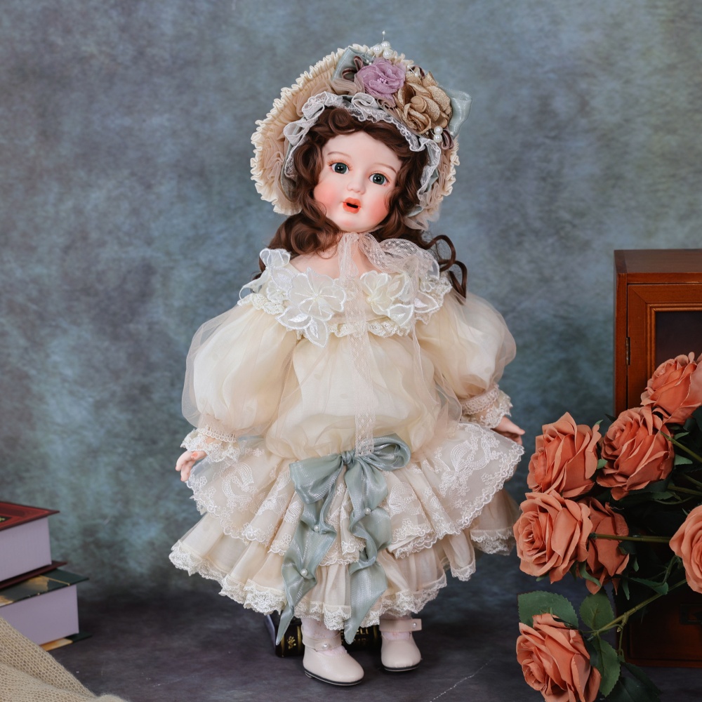 20 inch Cloveray Kawaii Thick  - Vintage Collectible Porcelain Dolls ulasan dan harga
