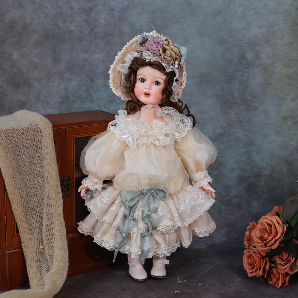 20 inch Cloveray Kawaii Thick  - Vintage Collectible Porcelain Dolls ulasan dan harga