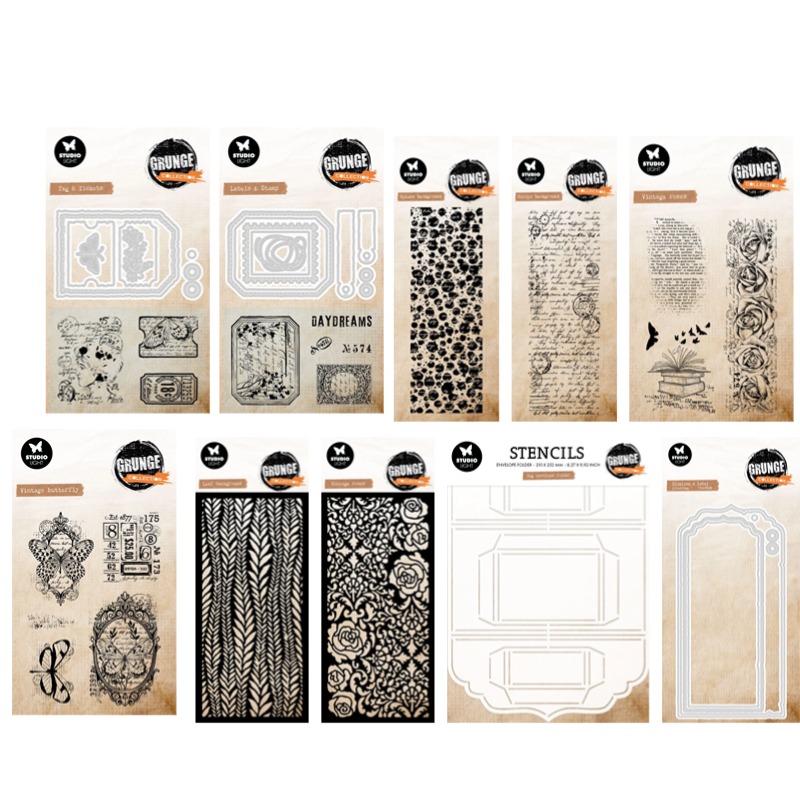 Tag Envelope Grunge Collection - Vintage Collectible Furniture ulasan dan harga