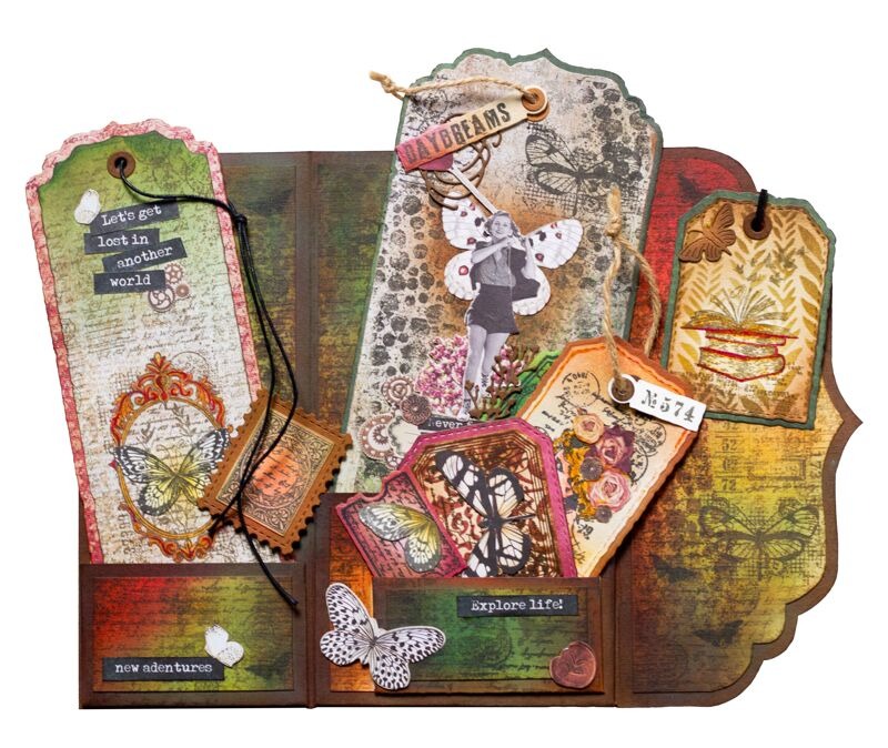 Tag Envelope Grunge Collection - Vintage Collectible Furniture ulasan dan harga