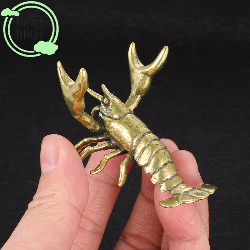 (BBQ4)Solid Brass Crayfish Orn - Vintage Collectible Pens ulasan dan harga