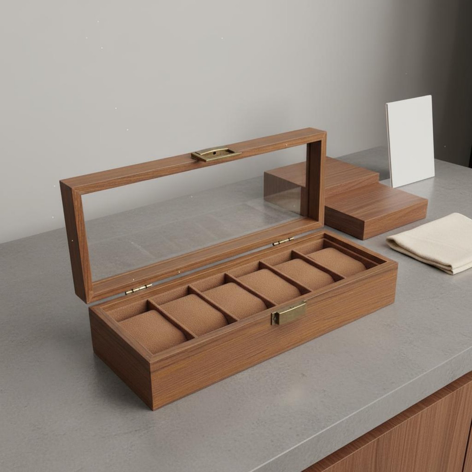 Wooden Watch Display Case Vint - Vintage Watch Collecting ulasan dan harga
