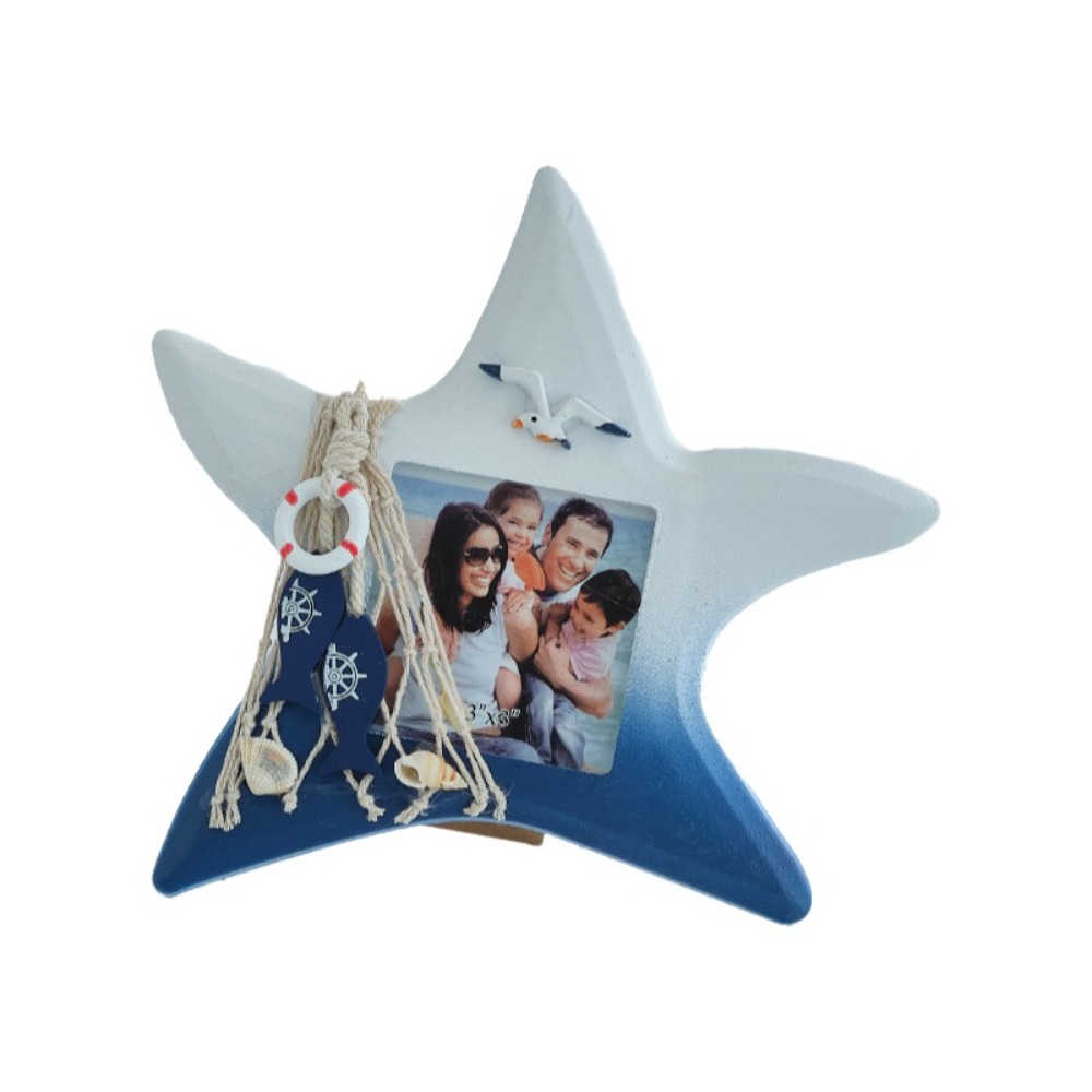 3-inch Ocean-Themed Photo Fram - Vintage Collectible Shop ulasan dan harga