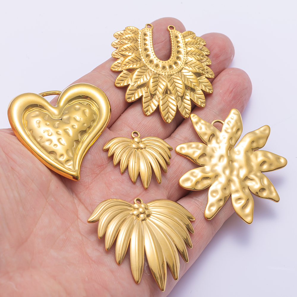 2pcs Gold Stainless Steel Hear - Vintage Collectibles For Sale ulasan dan harga