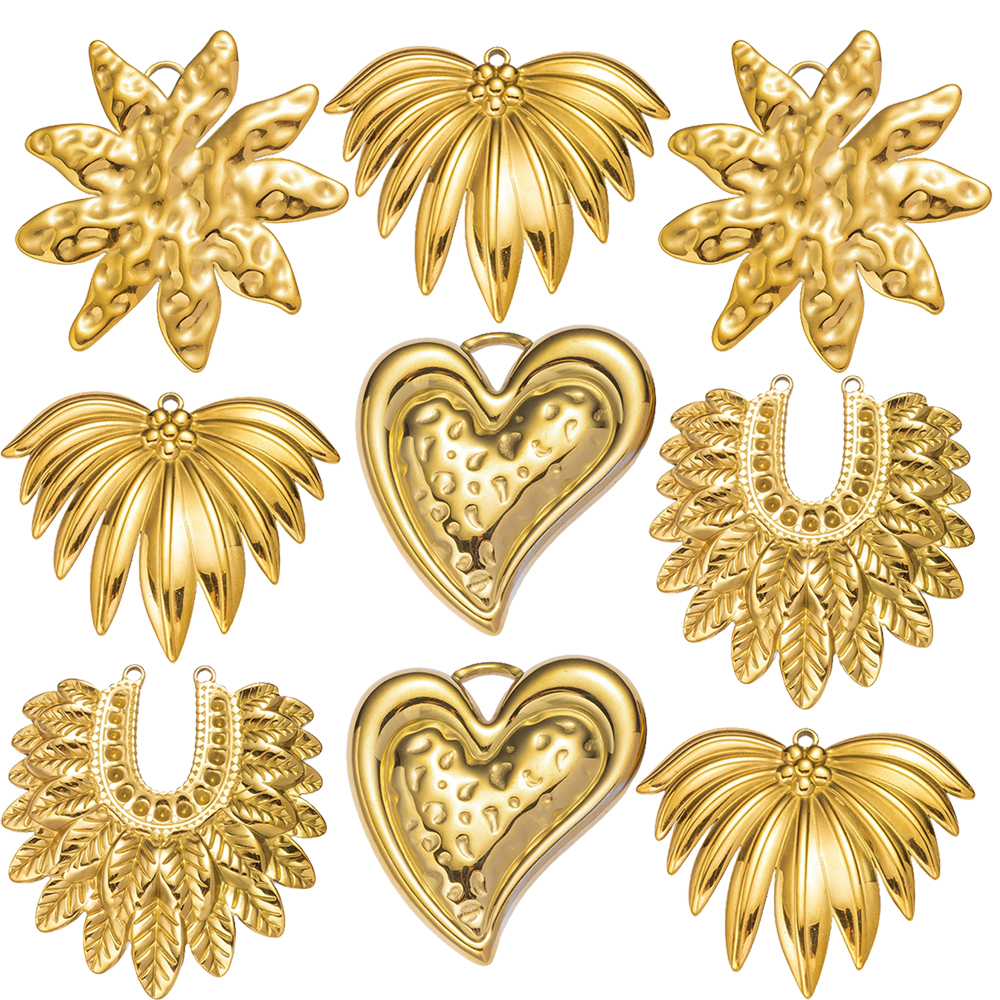 2pcs Gold Stainless Steel Hear - Vintage Collectibles For Sale ulasan dan harga