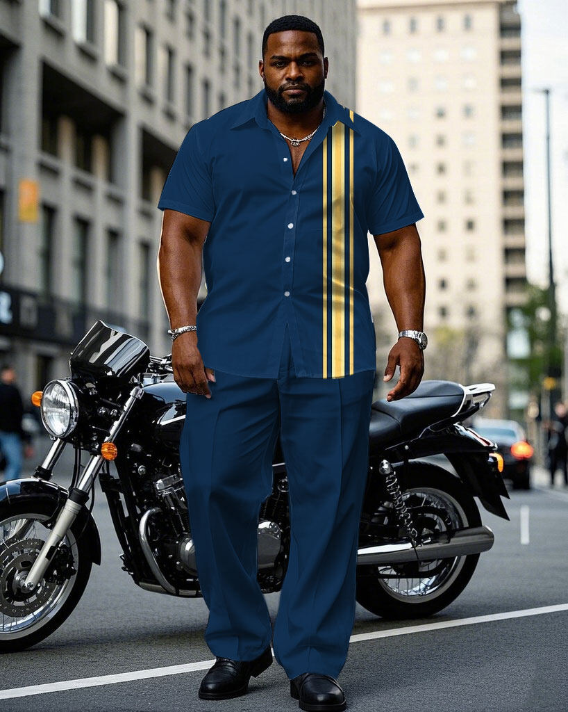 S-9XL Plus Size Men's Striped  - Collectible & Vintage Dolls For Christmas ulasan dan harga