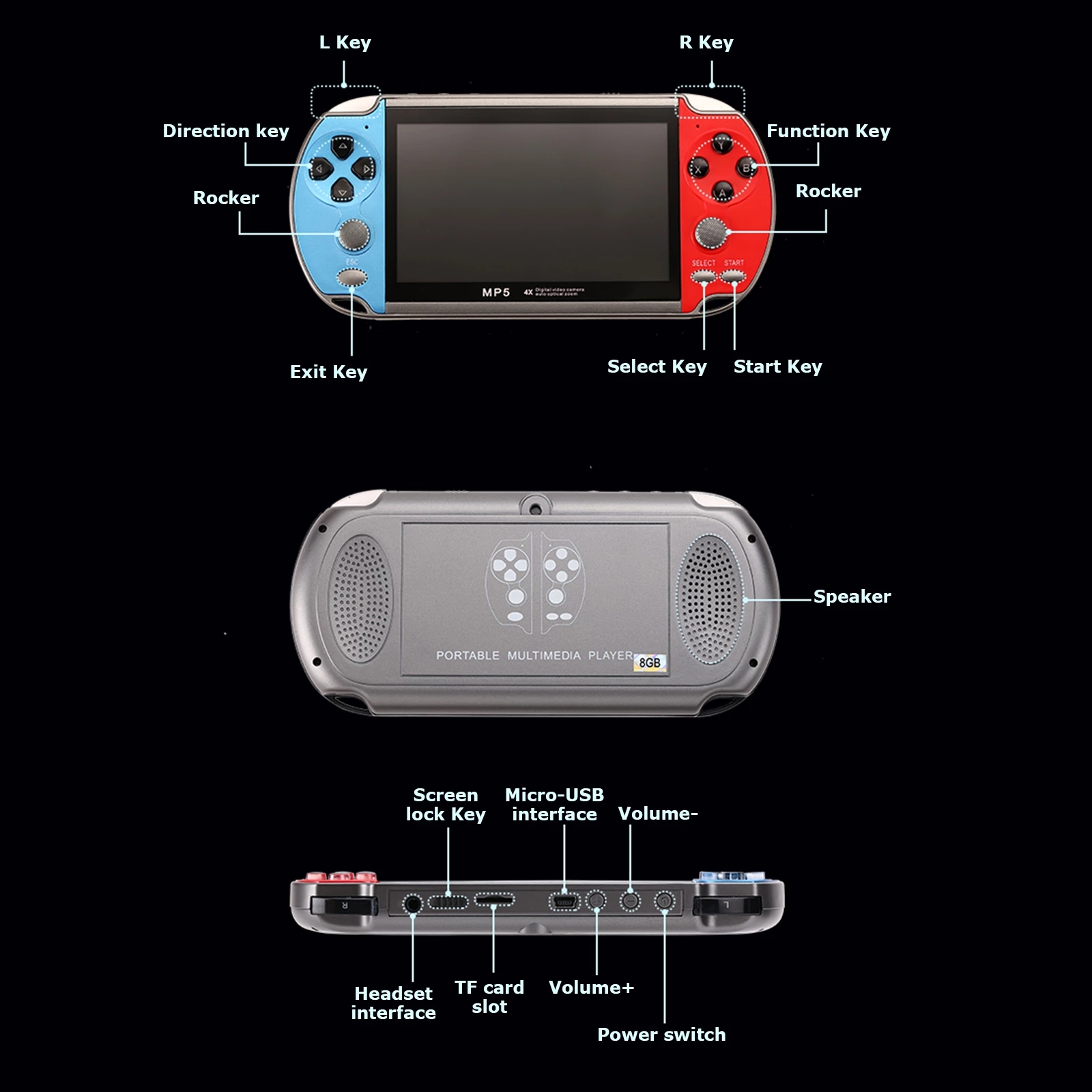 Hand Game Console Arcade Playe - Vintage Game Collection ulasan dan harga