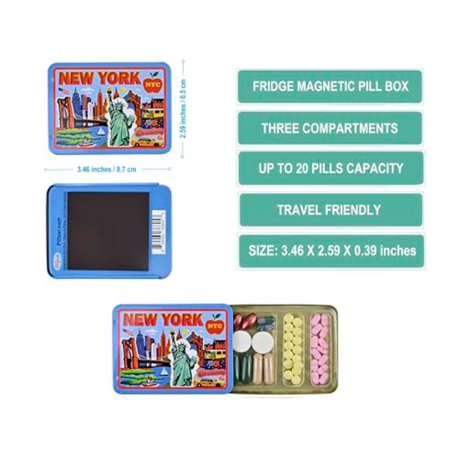 New York Fridge Magnet by, Tin - Collectible & Vintage Dolls For Christmas ulasan dan harga