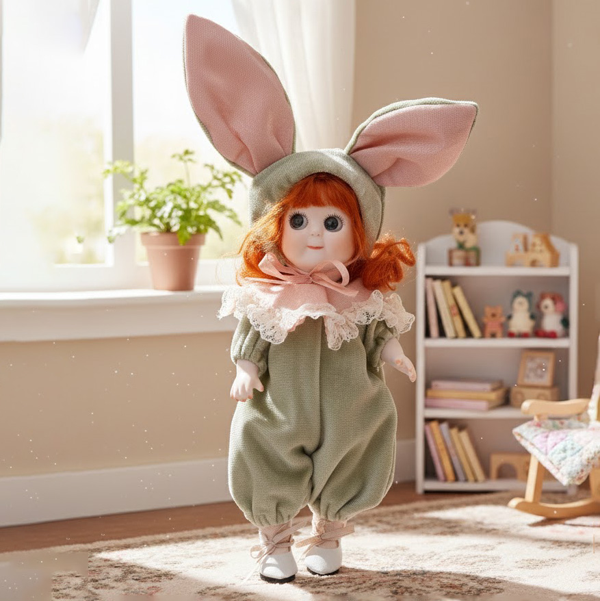 Cloveray 8 inch Movable Joints - Vintage Collectible Porcelain Dolls ulasan dan harga
