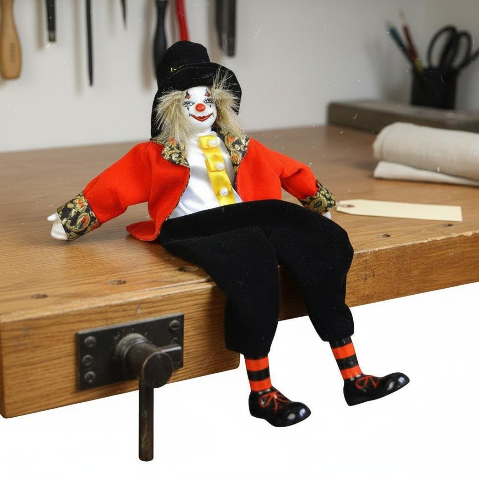 Soft Leg Clown Doll Collectibl - Vintage Collectible Porcelain Dolls ulasan dan harga