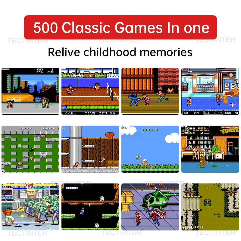 8 Bit Portable Retro Mini Hand - Vintage Game Collection ulasan dan harga