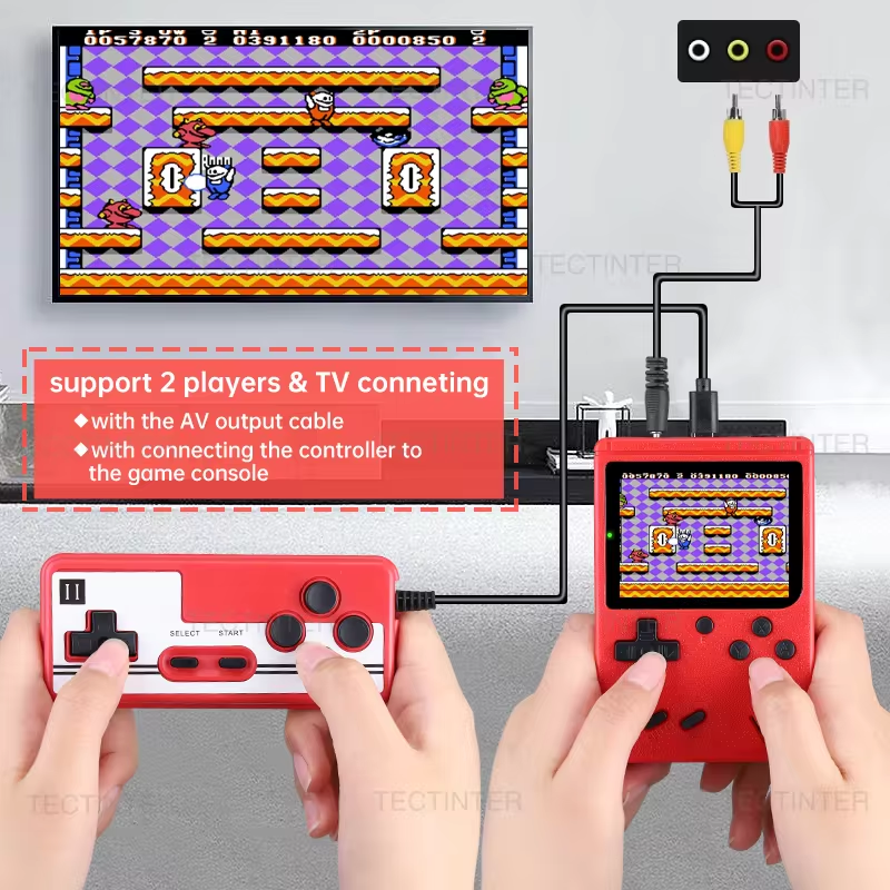 8 Bit Portable Retro Mini Hand - Vintage Game Collection ulasan dan harga