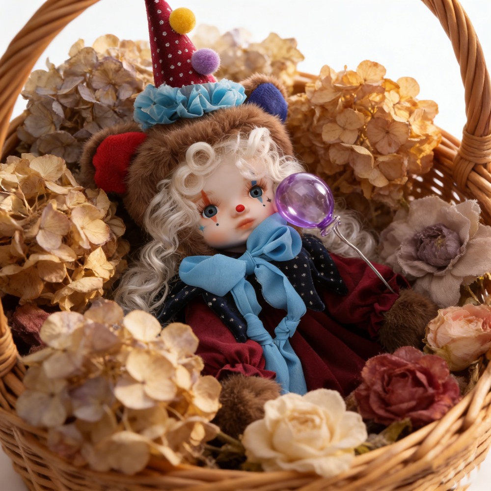 Ceramic Plush Vintage Clown Do - Vintage Collectible Porcelain Dolls ulasan dan harga